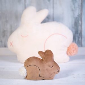 Kissen für Ostern nähen - Kissen Hase