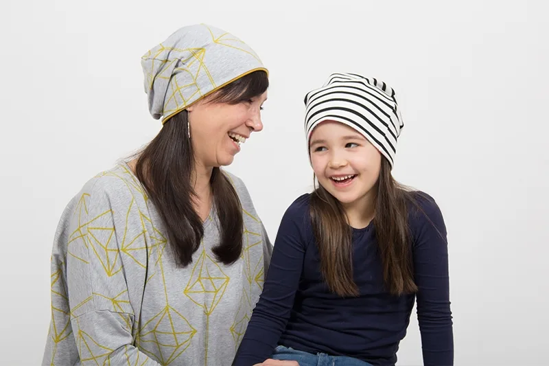 Titelbild Schnittmuster Beanie für Kinder und Erwachsene