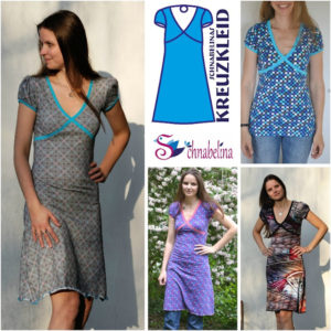 Kreuzkleid für Frauen mit Nähanleitung nähen