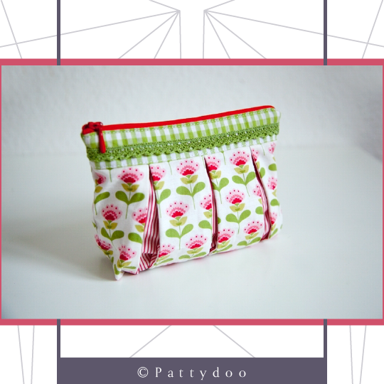 Schnittmuster Kosmetiktasche „Susie“ von Pattydoo