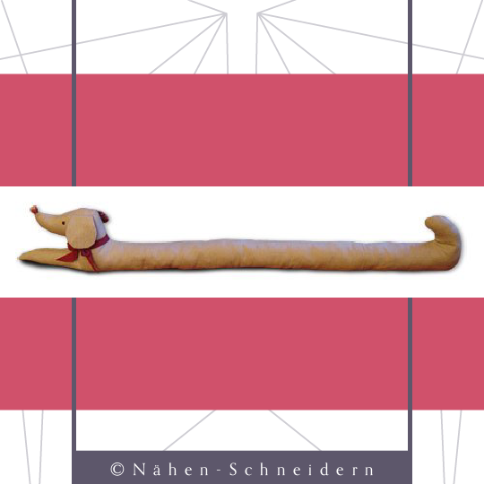 Kostenloses Tutorial für Türvorleger „Struppi“ von Nähen-Schneidern