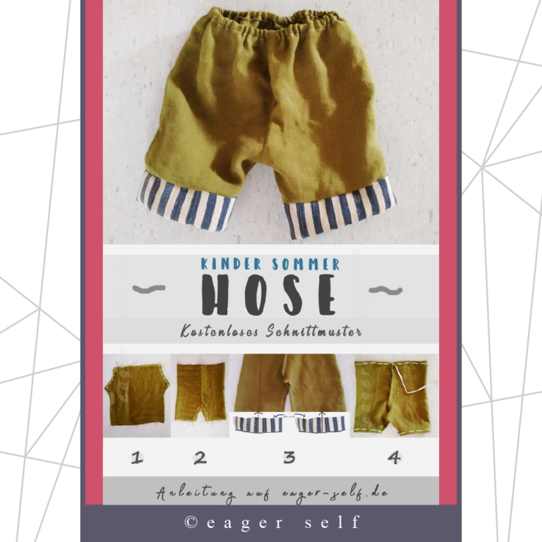 Kurze Kinderhose nähen (Gr. 62-128) von eager self
