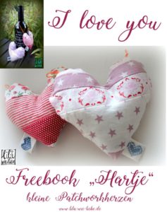 Patchwork Herzchen Hartje nähen