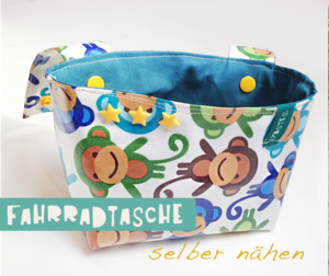 Fahrradtasche nähen mit Nähanleitung