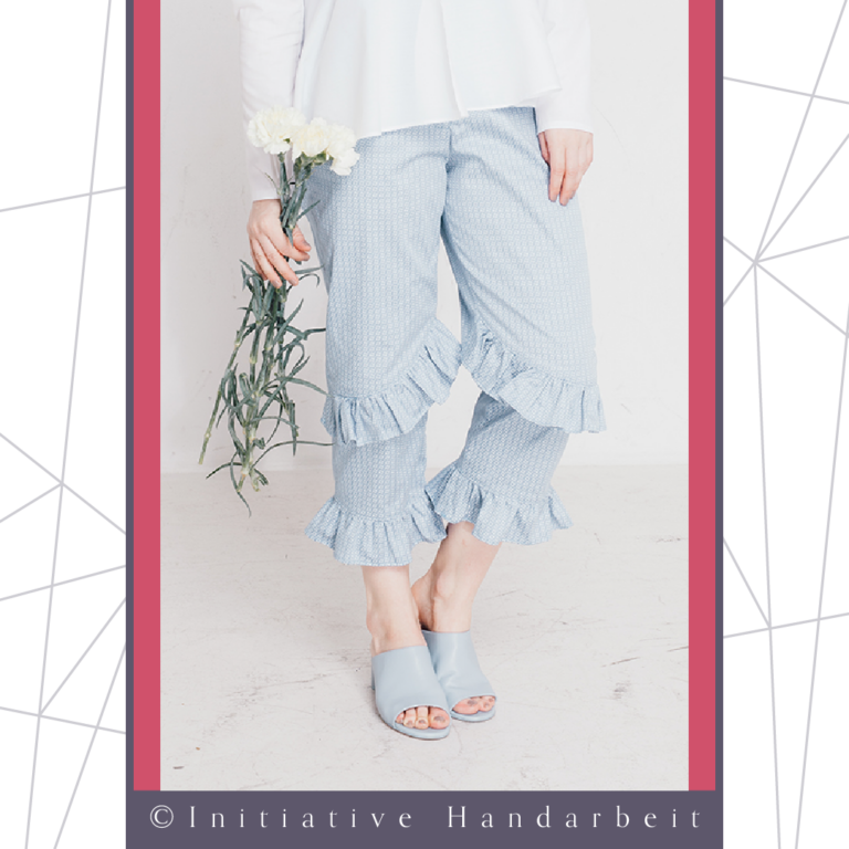 Kostenloses Schnittmuster Hose „Solange“ von Initiative Handarbeit