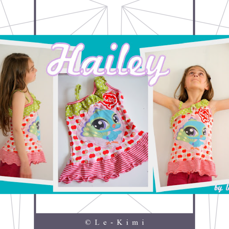 Kostenloses Schnittmuster für das Sommer Top HAILEY (Gr. 74-158) von Le-Kimi