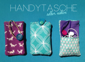 Handytasche nähen mit Nähanleitung von Lybstes