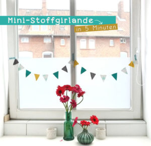 Gratis Schnittmuster Mini-Girlande