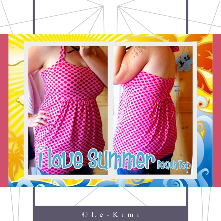 Kostenloses Schnittmuster „I LOVE SUMMER BEACH TOP“ (Gr. 36-46) von Le-Kimi