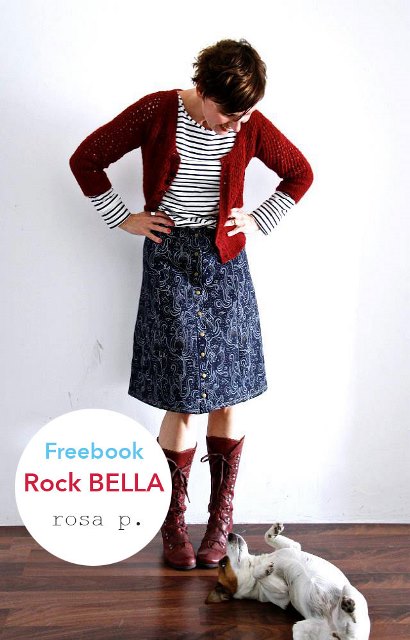 Gratis Schnittmuster Rock BELLA von Lillestoff - Ein Basic Teil mit vielen Optionen!