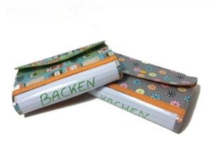 Karteikartenbuch nähen mit Nähanleitung