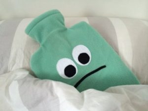 Fleece-Wärmflasche nähen mit gratis Schnittmuster