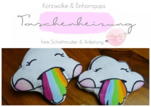 Beispielbild für Schnittmuster Einhorn Handwärmer von Metterschling & Maulwurfn