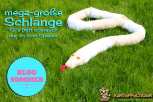 Schlange nähen mit Nähanleitung und Schnittmuster