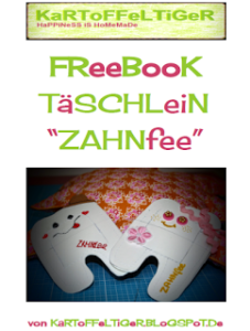 Zahnfeetasche nähen mit Nähanleitung und Schnittmuster von Eva Kartoffeltiger