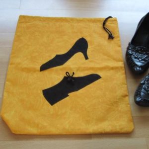 Bild des fertiggenähtem Schnittmusters "Schuhbeutel für Reisen" von Sulky