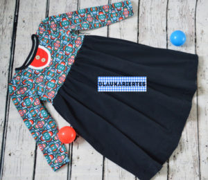 Beispielbild für das Schnittmuster Prinzessinnenkleid von Mama Nähblog