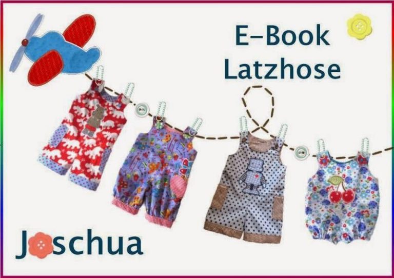Fertiggenähtes Schnittmuster der Latzhose von sui-generis-design