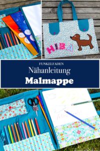 Nähanleitung Malmappe für Stifte und Papier von Funkelfaden