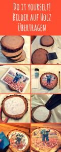DIY Tutorial für Fotos auf Holz übertragen von Handarbeiten mit Isar Mami