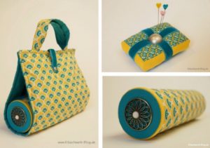 Beitragsbild für kostenlose Nähtutorials Nadelkissen und Upcyclingrolle