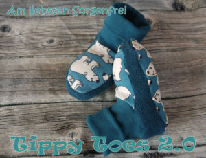 Babyschuhe mit Nähanleitung nähen