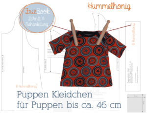 Schnittmuster kostenlos: Puppenkleid nähen