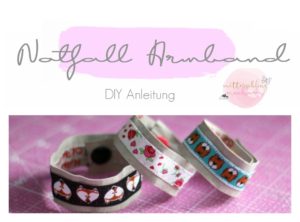 Notfallarmband nähen von Metterschling & Maulwurfn