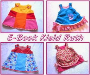 Fertiggenähtes Schnittmuster des Kleides Ruth - Mädchenkleid von sui-generis-design nähen