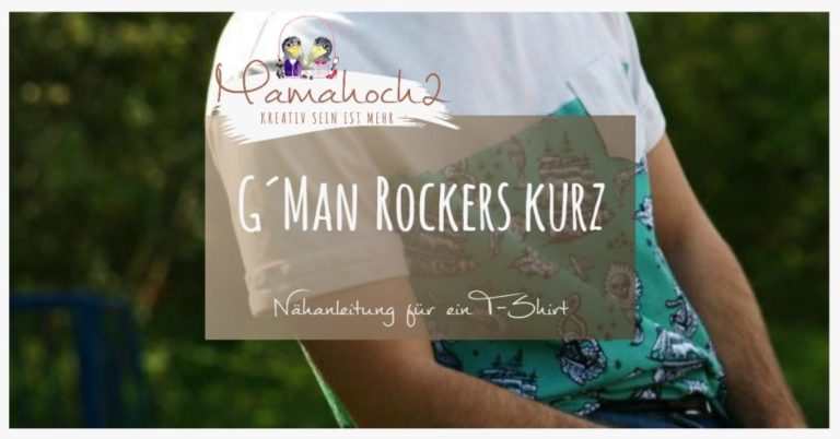 T-Shirt für Männer nähen mit Nähanleitung von Mamahoch2
