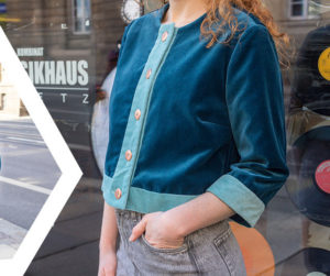 Schnittmuster kurze Jacke für Damen