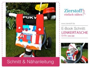 Schnittmuster Lenkertasche für Puky Fahrrad