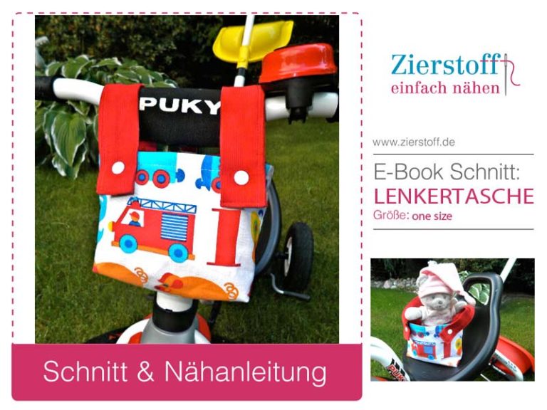 Schnittmuster Lenkertasche für Puky Fahrrad