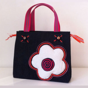 Kostenloses Schnittmuster Tasche Prilblume von Sulky.