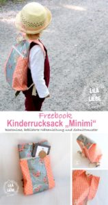 Schnittmuster Kinderrucksack "Minimi" von Lila wie Liebe