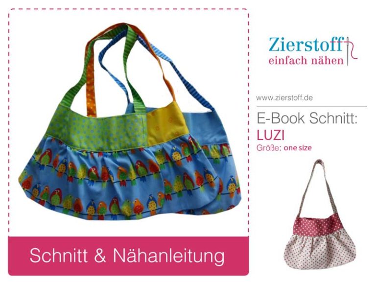 Schnittmuster Kindertasche von Zierstoff.