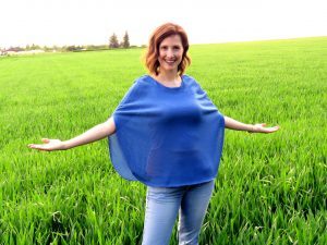 Kostenloses Schnittmuster Poncho von stilweg - 100% kostenlos.