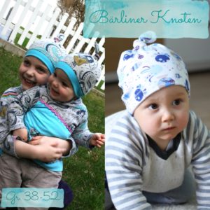 Schnittmuster Babymütze "Bärliner Knoten" von Berlinerie.