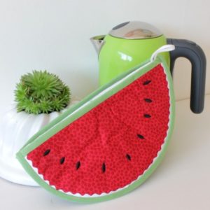 Topflappen Wassermelone von Sulky - Gratis Schnittmuster.