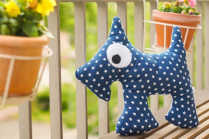 Gratis Schnittmuster Hundekissen von Cuchikind.