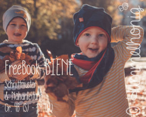 Loop und Beanie für Kinder mit Schnittmuster und Nähanleitung nähen