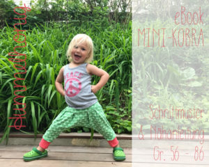 Kostenloses Schnittmuster Babyhose von Hummelhonig.