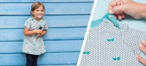 Schnittmuster Mädchenkleid.