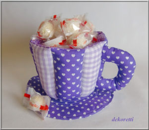 Große Tasse von dekorettis Welt nähen