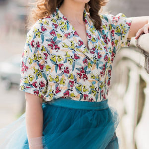 Blumenbluse von sisterMAG nähen