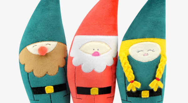 Wichtel und Weihnachtsmann nähen mit Nähanleitung von kullaloo