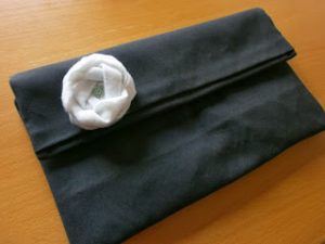 Clutch nähen aus Jeansstoff