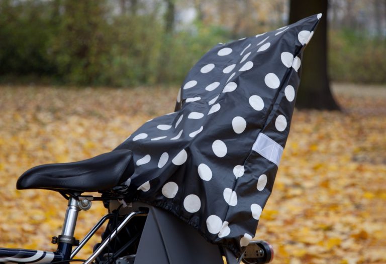 Nähanleitung Fahrradsitzüberzug von Pattydoo gegen Regen