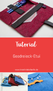 Geodreiecktasche für Schule, Uni und Büro nähen