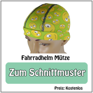 Fahrradhelmmütze mit Nähanleitung von Dots Designs nähen